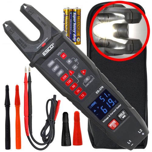 STROMKLEMME METER BRENNERPHASE RICHTUNG NCV ROTATION GEHÄUSE offene Klemmen