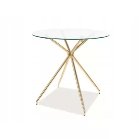  Signal GLAMOUR runder Tisch 80 x 80 x 75 cm Gold