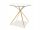  Signal GLAMOUR runder Tisch 80 x 80 x 75 cm Gold