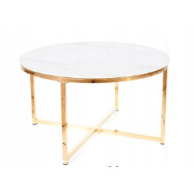    Signal Couchtisch, Couchtische, rund, 80 x 80 x 45 cm, weiß