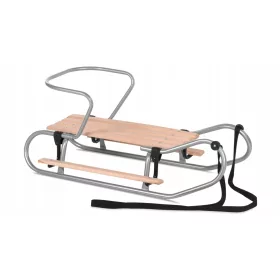    Polnischer Schlitten + Rückenlehne + Fußstützen. Stark bis 130 kg