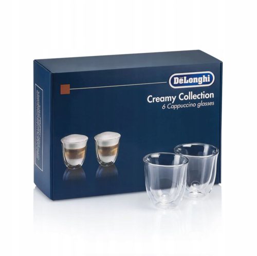 Gläser und Tassen De'Longhi Cappuccinogläser 270 ml 6 Stk.
