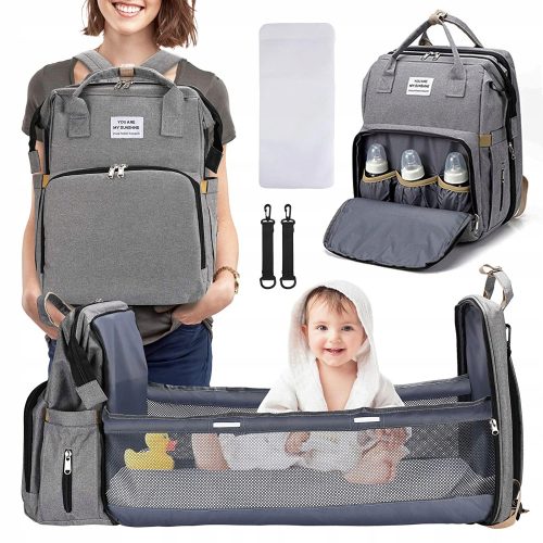  Reisebett, faltbarer Rucksack, Betttasche, Laufstall, USB-Organizer, 5-in-1