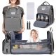  Reisebett, faltbarer Rucksack, Betttasche, Laufstall, USB-Organizer, 5-in-1