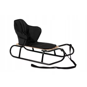    Schlitten für Kinder und Erwachsene + Rückenlehne + Matratze