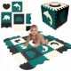  PÄDAGOGISCHER PUZZLESTIFT AUS SCHAUMSTOFFMATTE 34 EL 1 CM DICKE ABNEHMBARE XXL-ELEMENTE