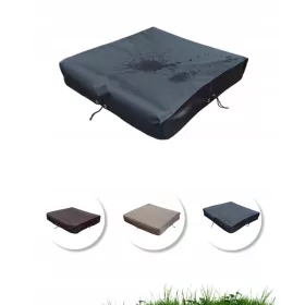   Sandkastenabdeckung 140 cm x 140 cm x 20 cm WASSERDICHT gummiert