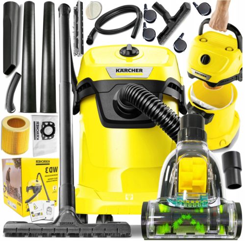 Kärcher WD 3 P V-17/4/20 Industriestaubsauger SET 1000 W