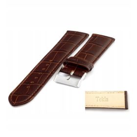    Uhrenarmband aus Leder mit Krokodilmuster Tekla T-04.02 18 mm