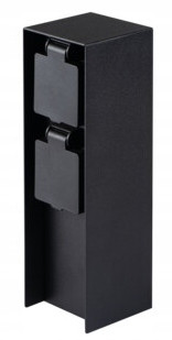  Kanlux quadratischer Lichtmast 23 cm schwarz