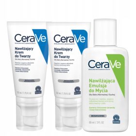   CeraVe Feuchtigkeitscreme & Emulsion Set für normale bis trockene Haut 52ml + 88ml