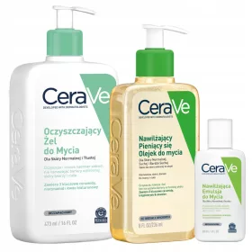   CeraVe Reinigungs- und Pflegeset für normale bis ölige Haut