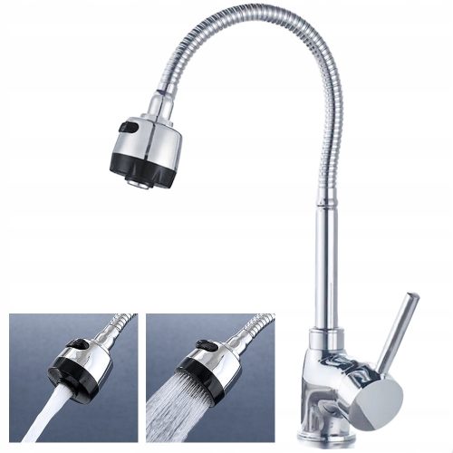 Maibang FLEX bodenstehender Küchenarmatur, Silber