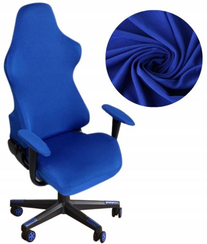 Stuhlbezug Domidekor Sesselbezug, blau
