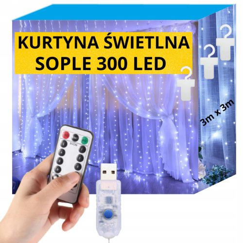  LED-LICHTVORHANG-Lampen, Girlande aus Eiszapfen für das Fenster