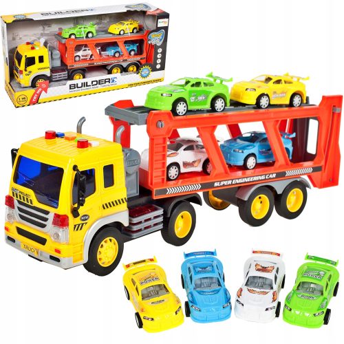  Abschleppwagen mit Spielzeugautos MalPlay 103560