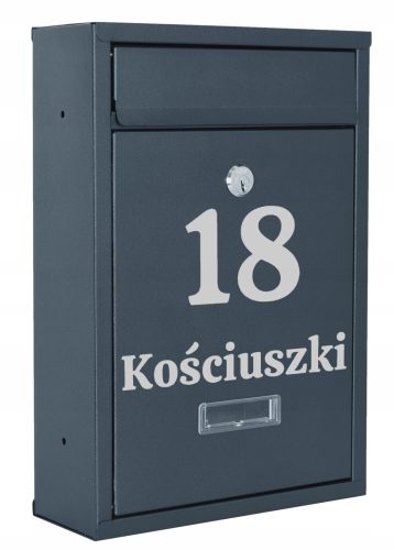  Gockowiak Briefkasten in Grautönen