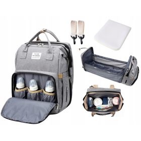  Kidesa TPR-1 Rucksack mit Wickeltisch, grau