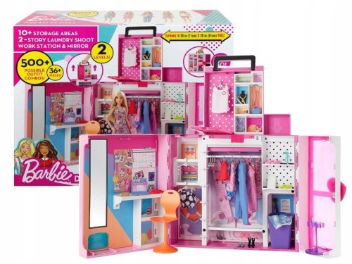  BARBIE DOLL DREAM GARDEROBE GARDEROBE FÜR KLEIDUNG + KLEIDUNG FÜR BARBIE