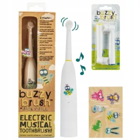  Elektrische Zahnbürste für Kinder + 2 Spielköpfe im Set