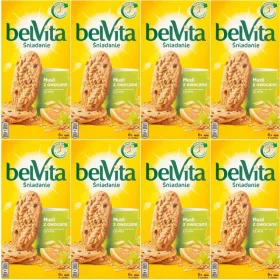   BelVita Müsli-Kekse mit Fruchtstücken 300 g x 8 – Ideal für ein nahrhaftes Frühstück