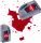  Künstliches flüssiges Blut-Make-up, Halloween-Dekoration, 1 l