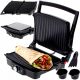  Kontakt, Panini, faltbar, traditioneller Elektrogrill Camry CR 3061 schwarz 2500 W + Produktgarantiekarte