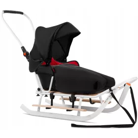    JEE SLEDGE mit BOOTH + Schlafsack + Rückenlehne + Schieber + Fußstützen