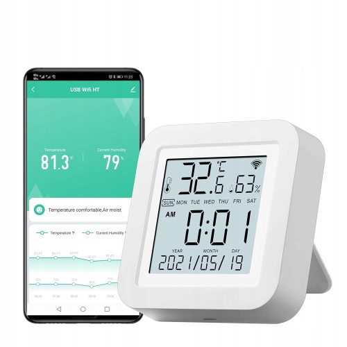 Sensoren für ein Smart Home TY06 Temperatursensor, WiFi-Verbindung