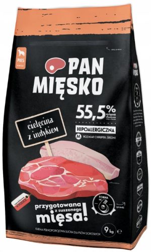  PAN FLEISCH Kalbfleisch mit Pute 9kg Chips XL