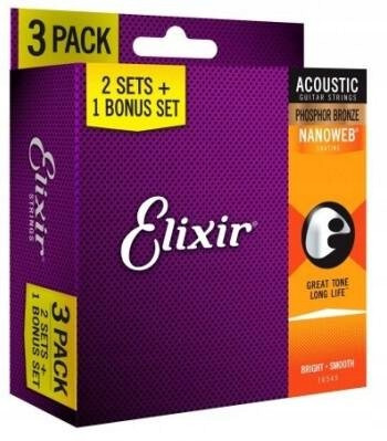  Elixir 16544 Akustikgitarrensaiten