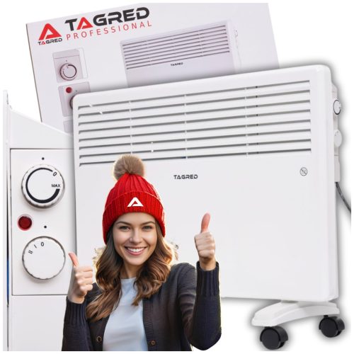  TAGRED 1500 W weiße Konvektorheizung