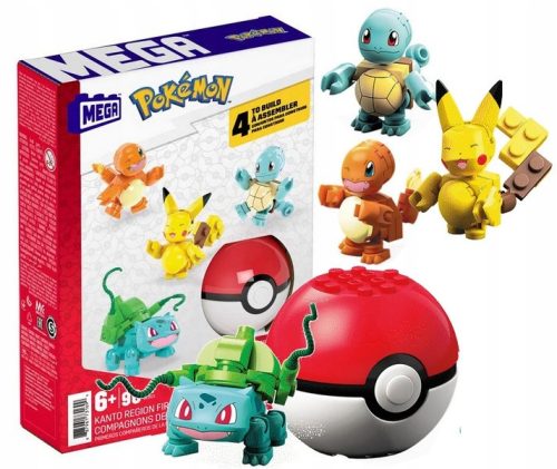  Kunststoffblöcke MEGA Pokemon Companions von Kanto GCN21