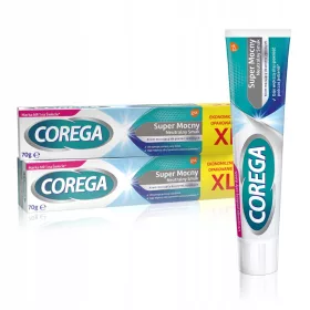    Corega Super Strong Prothesenfixierungscreme, leicht mintfarben, 70 g