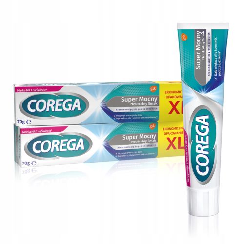  Corega Super Strong Prothesenfixierungscreme, leicht mintfarben, 70 g