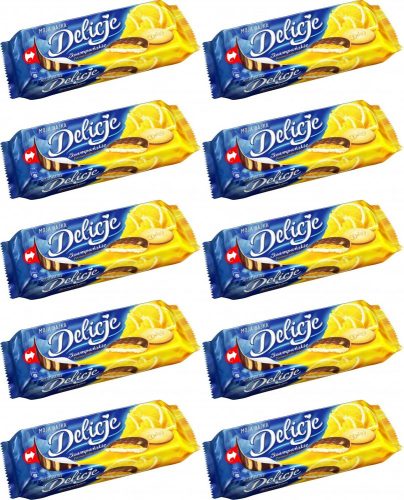 DELICJE Szampańskie Pomarańczowe - Feine Orangenkekse 147g