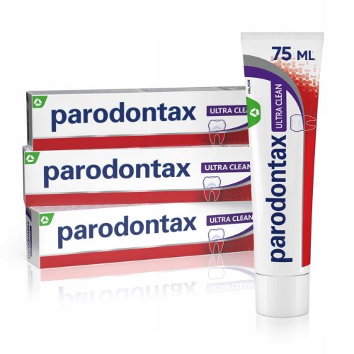 Parodontax Ultra Clean Zahnpasta sanft zum Zahnfleisch 75 ml x 3 Stk