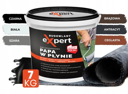 Budowlany Expert flüssiger Dachpappe 7 kg grau