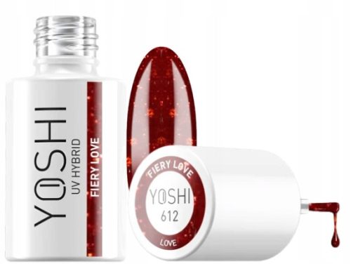  YOSHI Hybrid Nagellack FIERY LOVE 6 ml - 612