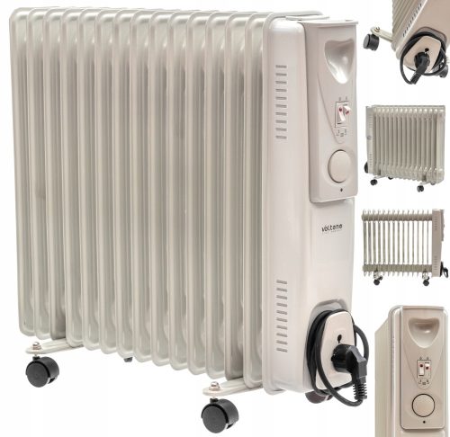 Volteno 2500 W Ölradiator, grau