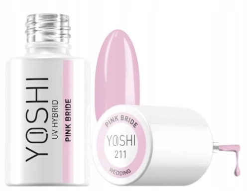  YOSHI Hybrid Nagellack Pink Bride 211- 6 ml