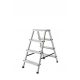Drabest Leiter 2,8 m Aluminium bis 125 kg
