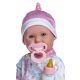  Babypuppe mit weichem Bauch, Schnuller und Flasche – La Baby – 40 cm