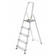 Drabest Leiter 2,97 m Aluminium 1 x 5 bis 125 kg