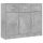  VidaXL 823012 Kommode 91 x 28 x 75 cm in den Grautönen