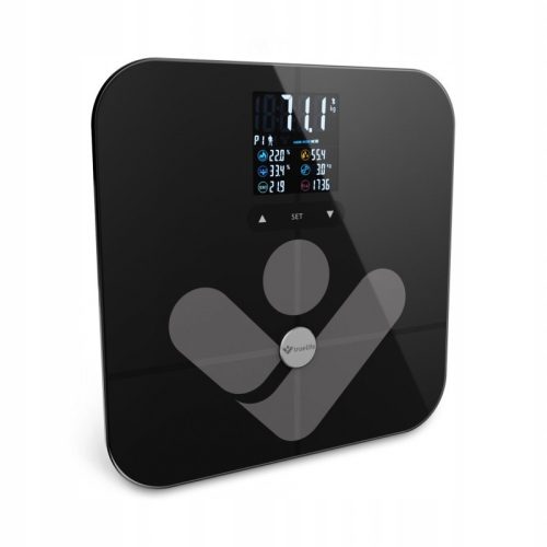 Personenwaagen (intelligent, analytisch und mechanisch) Personenwaage TrueLife W7 BT BLACK