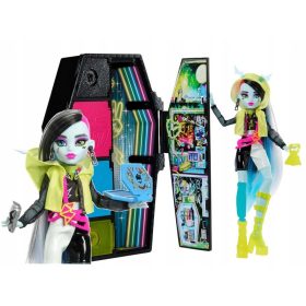    Monster High Frankie Stein Scarysecrets Serie 3 Neon-Set HNF79