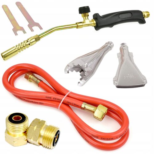 Geko 2 W Gaslötkolben + MESSING-REDUKTION FÜR ZYLINDER GZ21,8MM, GW3/8"