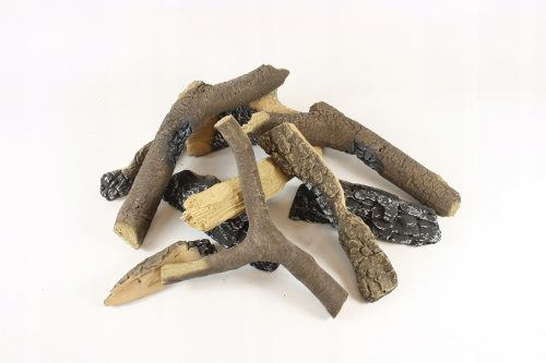 Keramische Holzelemente für Gaseinsätze