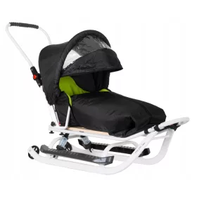    JEE SLEDGE-Räder STOSSDÄMPFER TOP-VERSION + ÜBERDACHUNG + RÄDER + FUSSSTÜTZEN